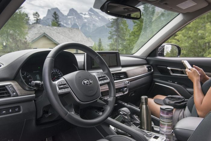 2020 Kia Telluride interior by amee reehal 