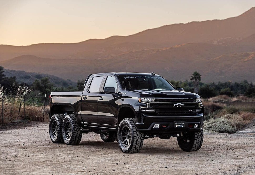 HENNESSEY GOLIATH 6X6 chevy silverado front view