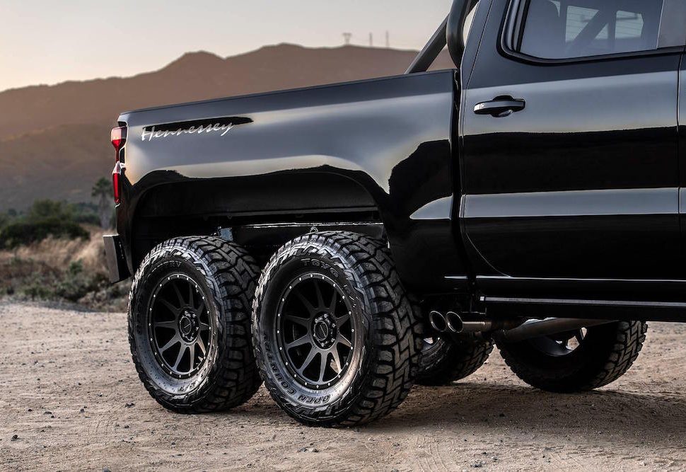 HENNESSEY GOLIATH 6X6 chevy silverado rear wheels