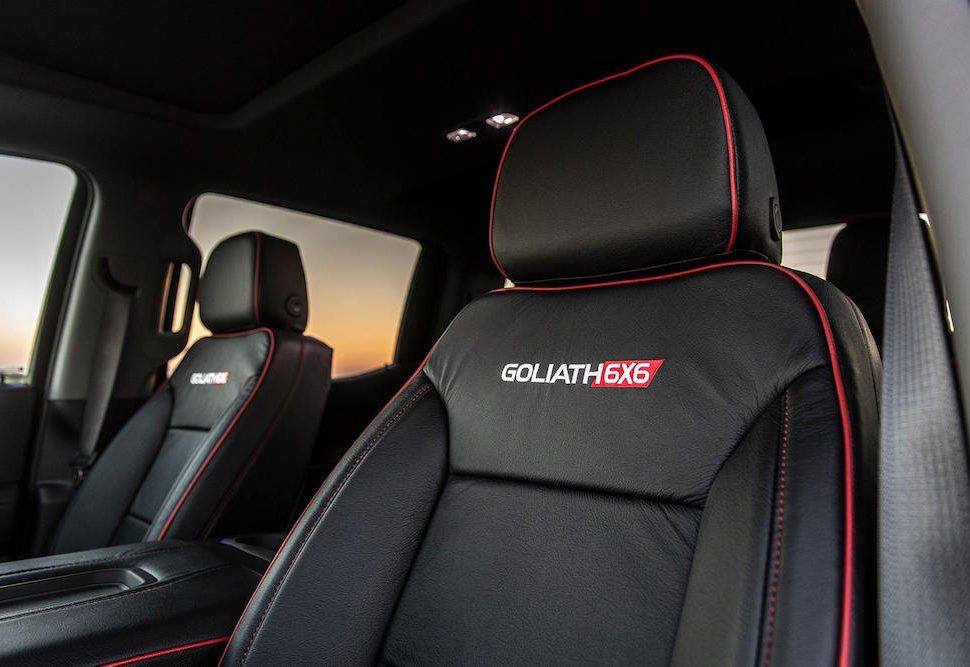 HENNESSEY GOLIATH 6X6 chevy silverado seats