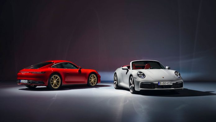 2020 porsche 911 carrera coupe and cabriolet