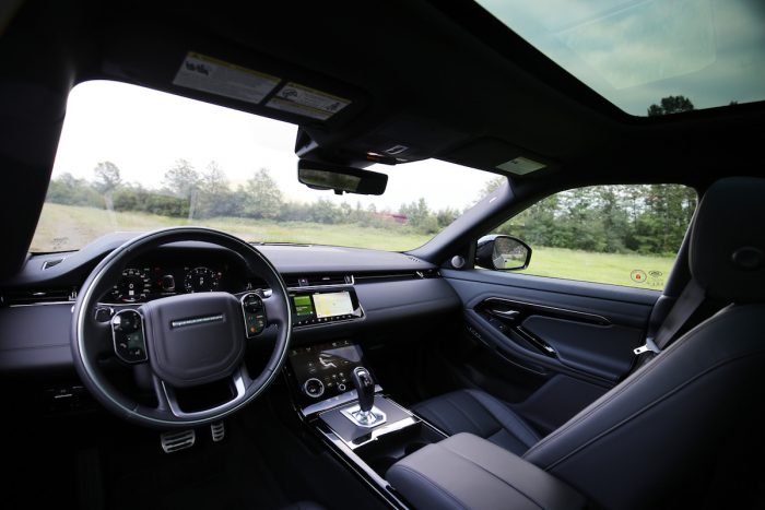 2020 Range Rover Evoque interior front cabin