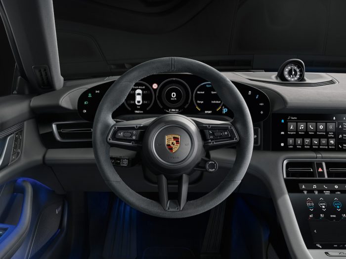 2020 Taycan 4S interior