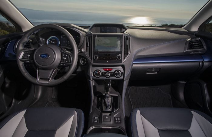 2020 subaru crosstrek hybrid interior