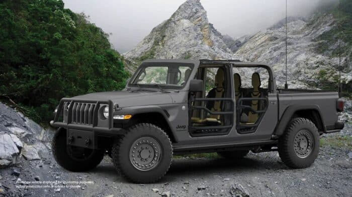 Jeep Gladiator XMT Concept in grey