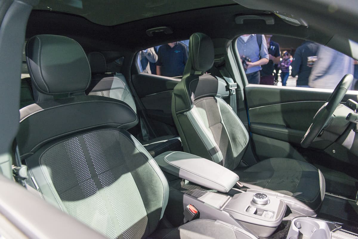 2021 Ford Mustang Mach-E interior front cabin