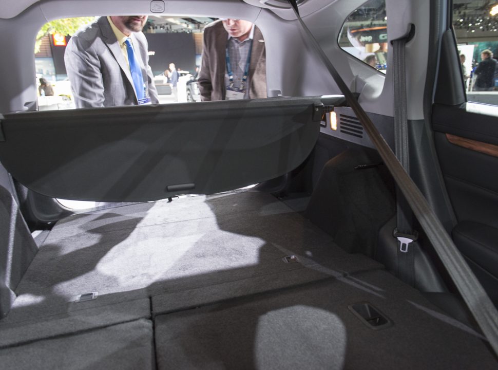 2020 Honda CR-V Hybrid rear trunk with rear seats down