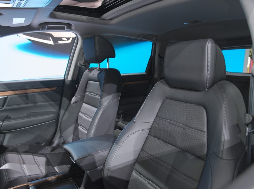 2020 Honda CR-V Hybrid interior front leather seats