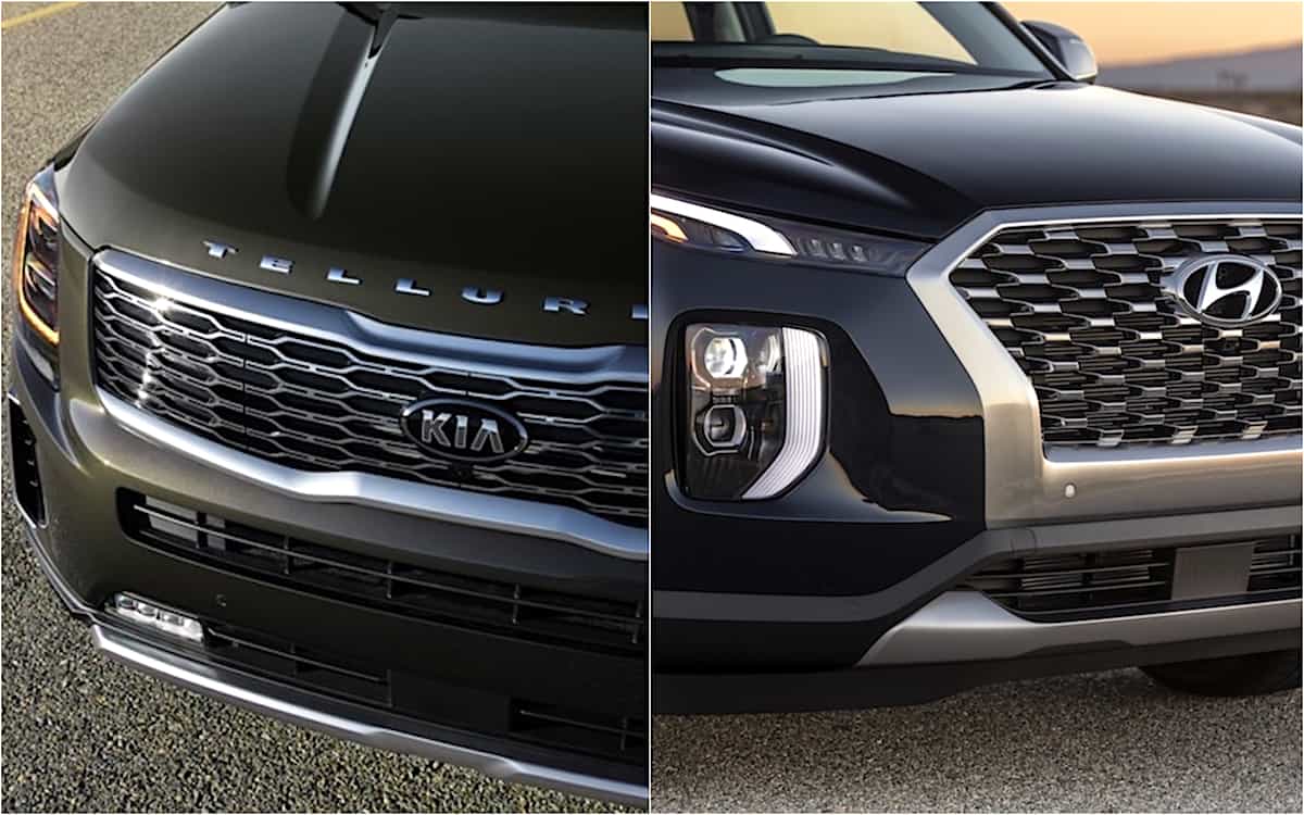 2020 Hyundai Palisade Vs. 2020 Kia Telluride Main Differences