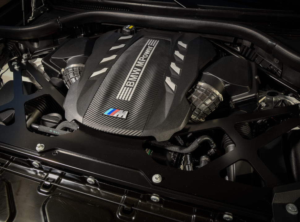 2020 BMW X5 M V8 engine