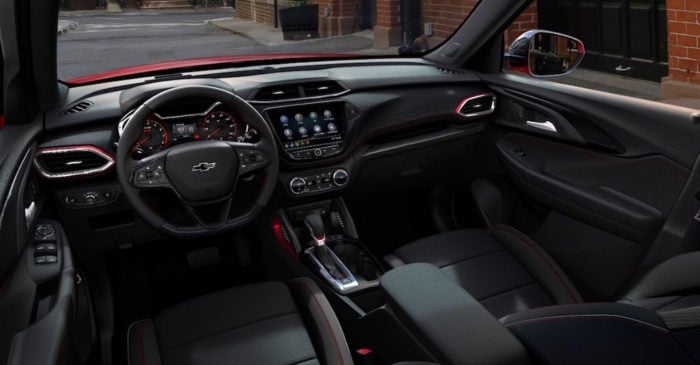 2021 Chevrolet Trailblazer RS interior