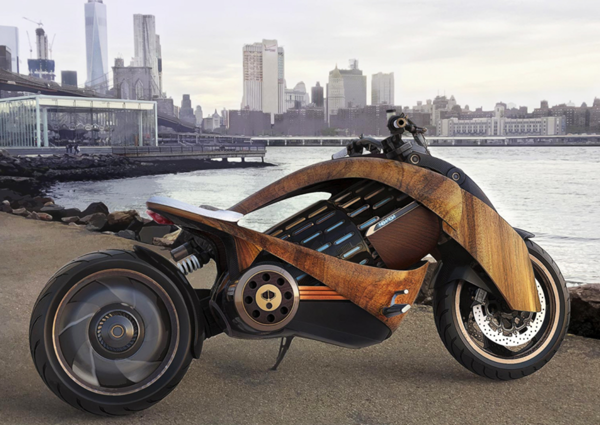 EV1 Electric Cruiser Motorcycle by Newron Motors
