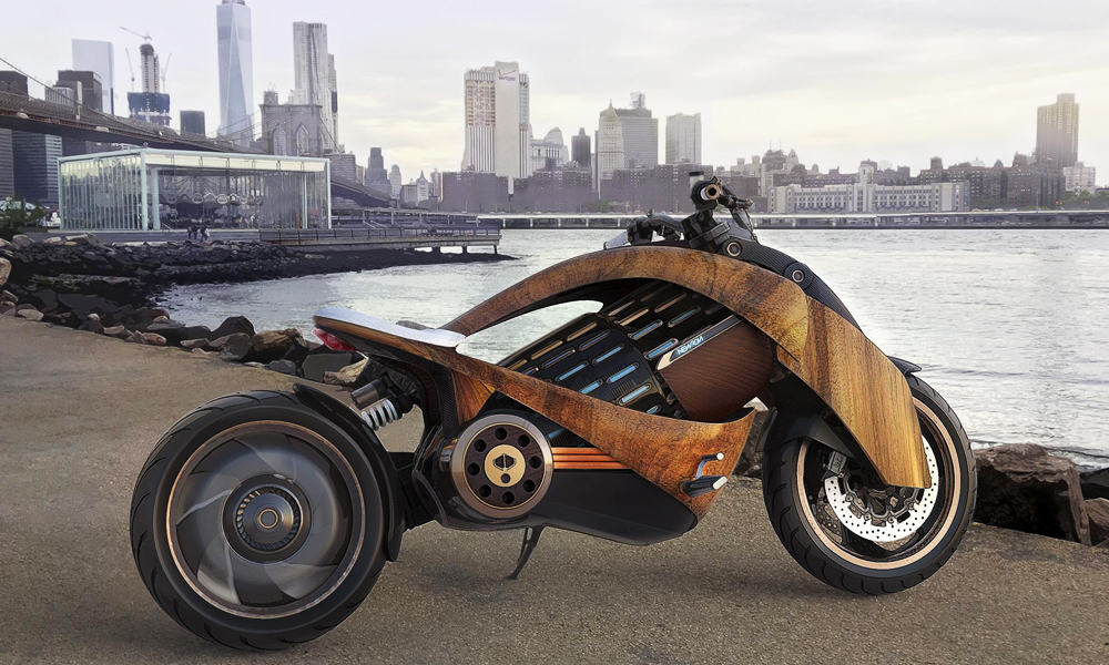 EV-1 Electric Cruiser Motorcycle by Newron Motors 1