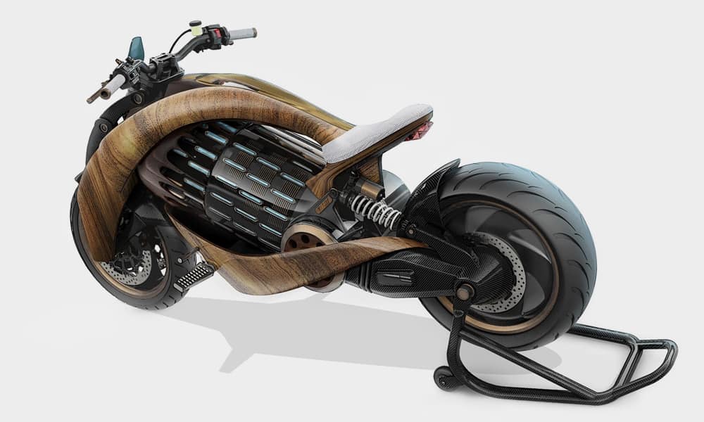 EV-1 Electric Cruiser Motorcycle by Newron Motors 3