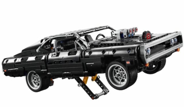 doms charger lego set kickstand doms charge lego technic set front finished