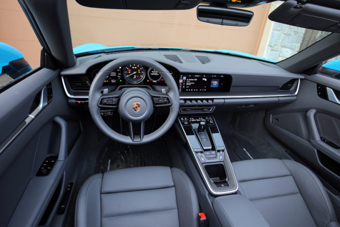 2020 Porsche 911 Carrera S Cab interior front