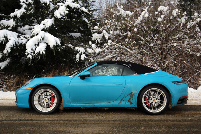 2020 Porsche 911 Carrera S Cab side view