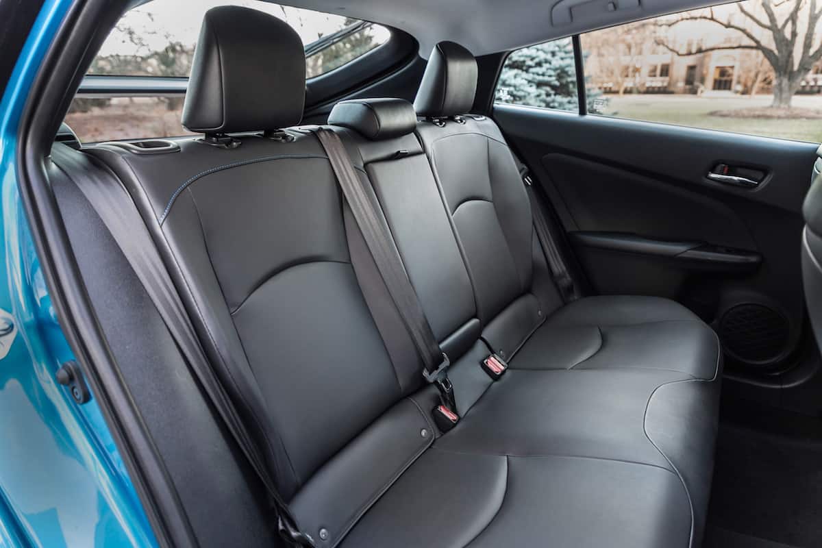 2020 Toyota Prius xle awd hatchback rear seats