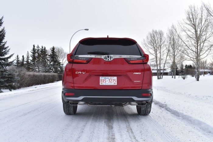 2020 honda cr v rear view head on