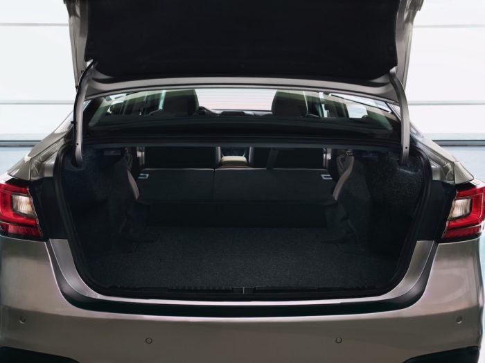 2020 subaru legacy cargo capacity