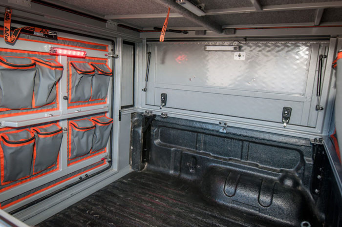 Alu-Cab interior