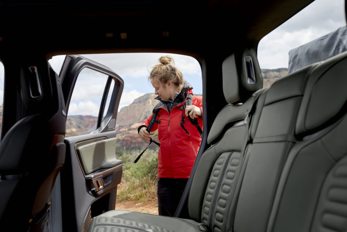 Rivian R1T Truck interior