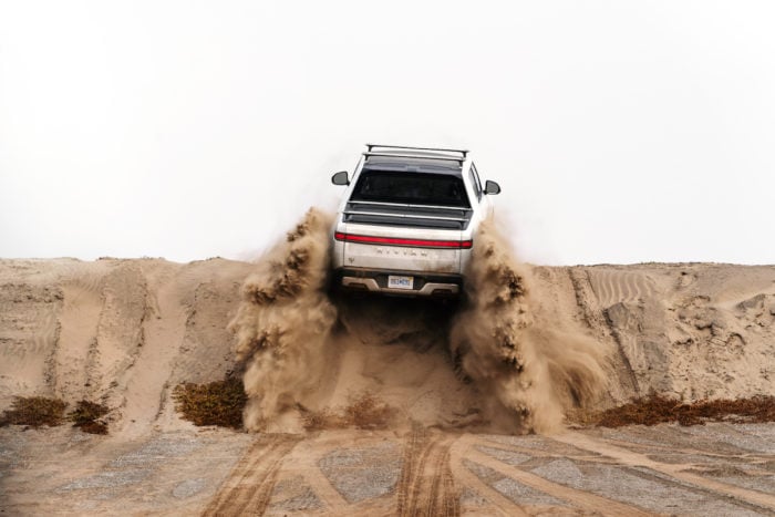 Rivian R1T Truck off road