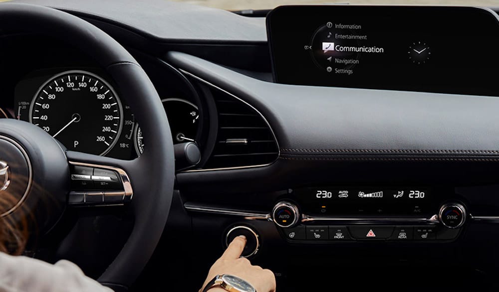 2020 Mazda3 Sport cockpit