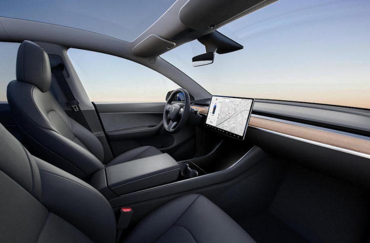 2022 Tesla Model Y interior