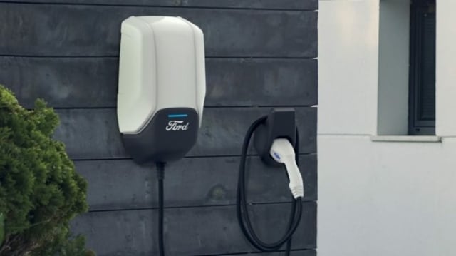 Home charging the Mustang SUV