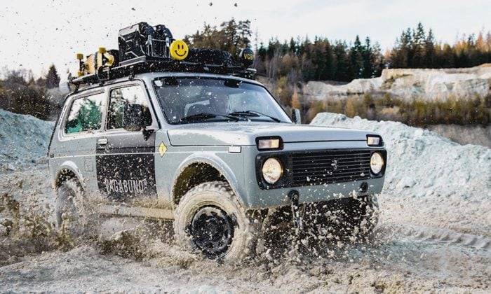 lada niva 4x4 custom by vagabund moto overlanding