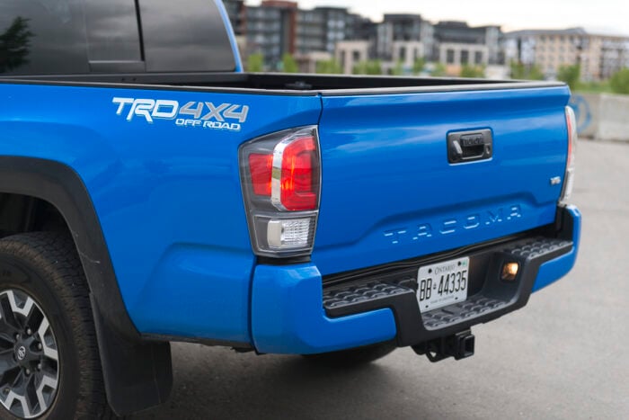 2020 Toyota Tacoma TRD Off-Road rear design up close