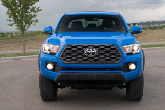 2020 Toyota Tacoma TRD Off-Road front grill view