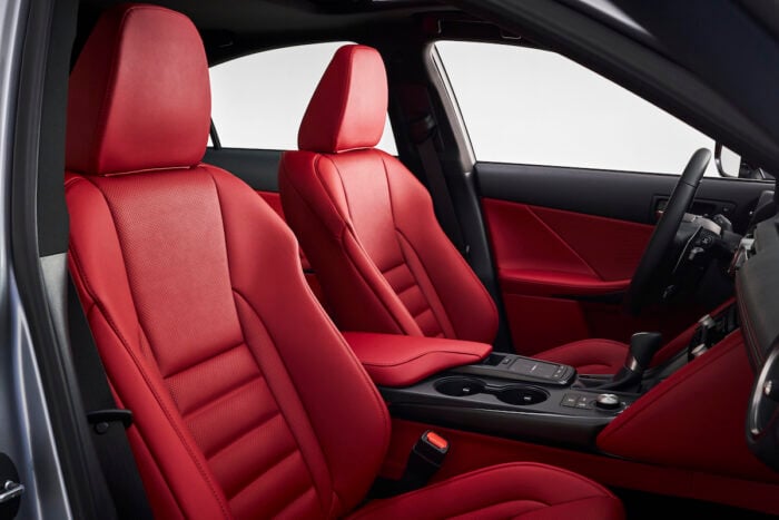 2021 Lexus IS F Sport front seats