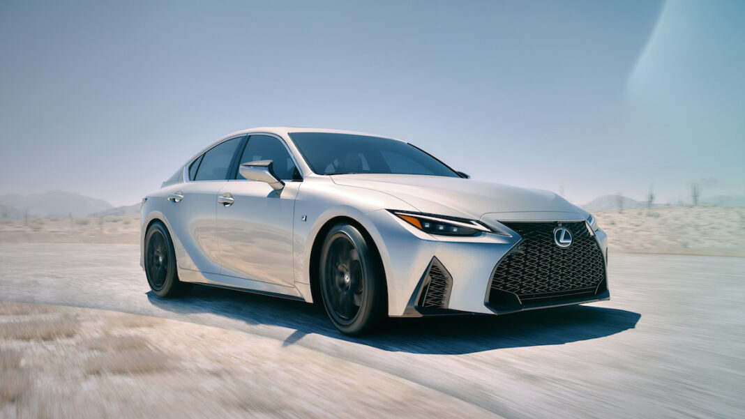 2021 Lexus IS F Sport hero shot