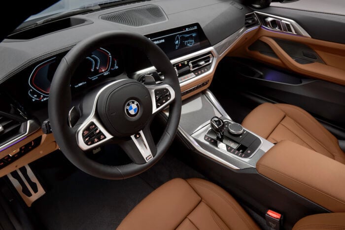 2021 bmw 4 series coupe interior