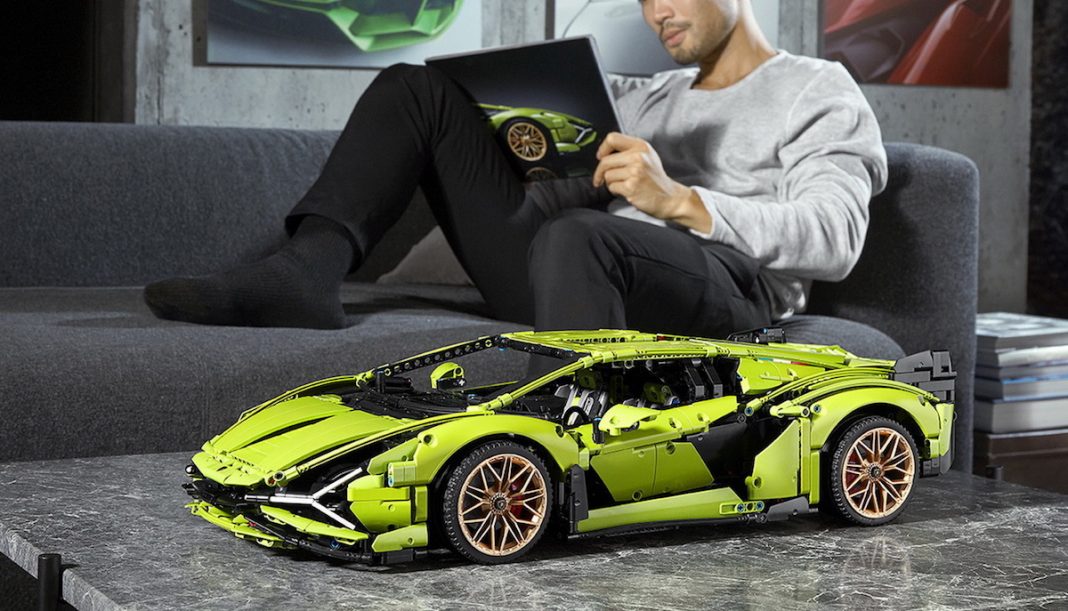 lamborghini in lego