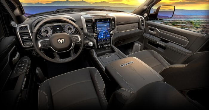 2020 Ram Heavy Duty Limited Black interior