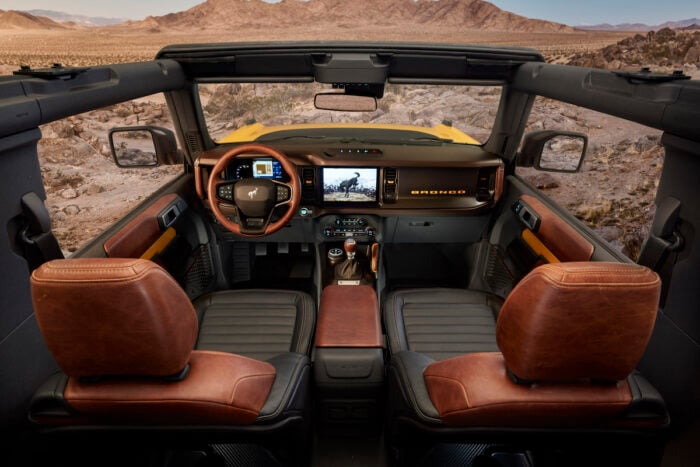 2021 Bronco Interior