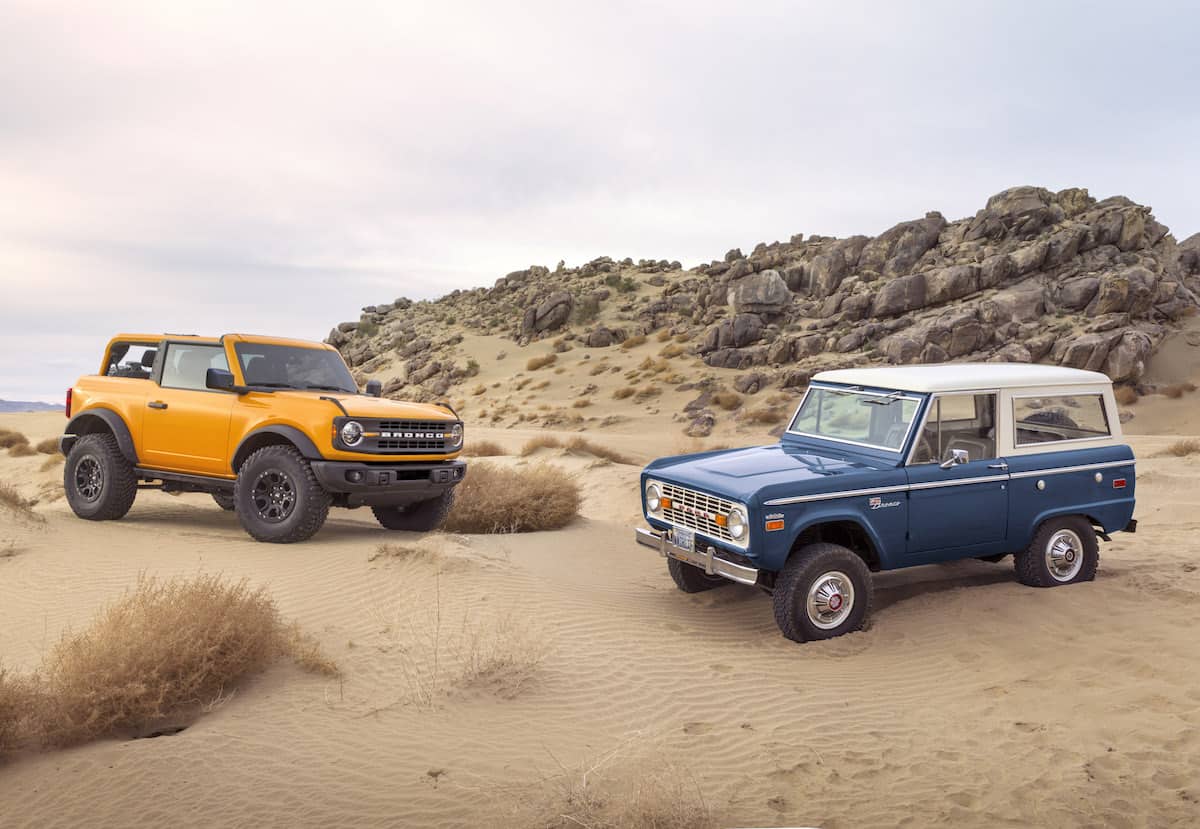 2021 Bronco 2-door with class Bronco model