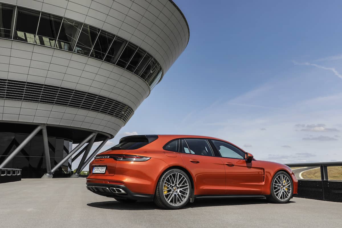 2021 Porsche Panamera Turbo S rear view