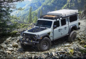 Diesel-powered Jeep Gladiator Overlander “Farout” Concept front