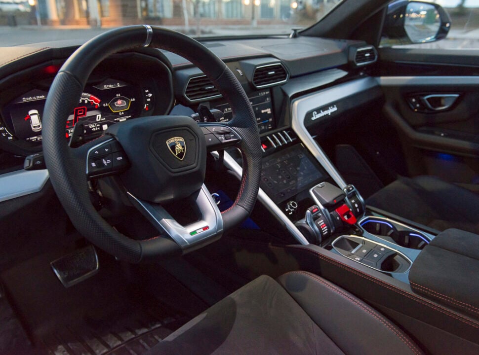 lamborghini suv interior review