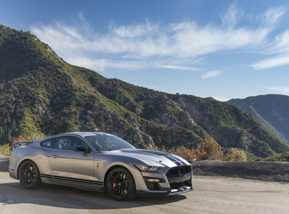 2020 ford mustang shelby gt500 parked outside on street