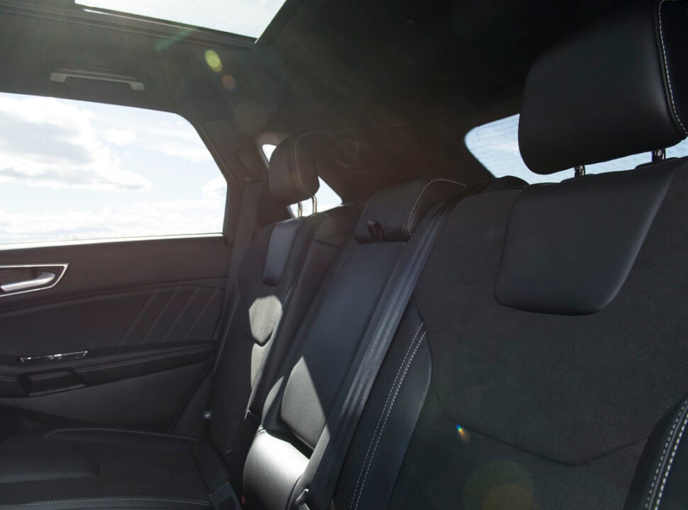 2020 Ford Edge ST interior rear seats