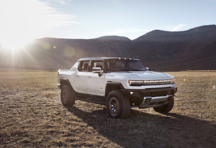 2022 GMC Hummer EV front