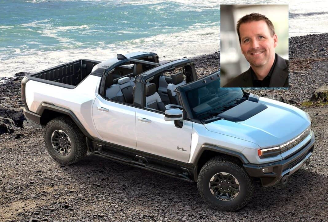 Rich Scheer, Design Director for both the interior and exterior of the 2022 GMC Hummer EV