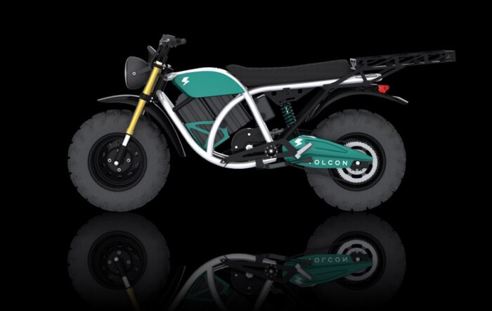 Volcon Grunt all electric off-road motorcycle sideview copy