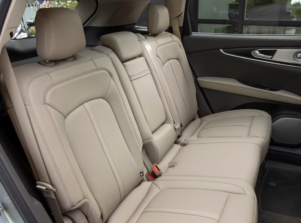 2021 Lincoln Nautilus SUV rear seats