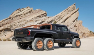 Rezvani Hercules 6×6 truck rear